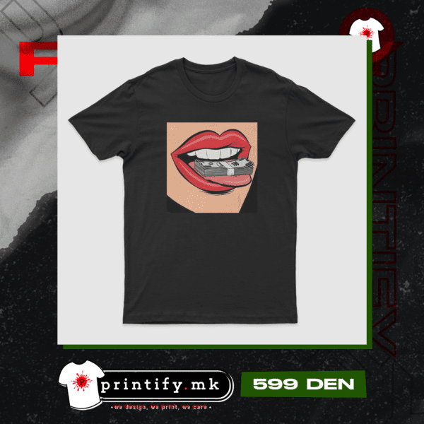 T-shirt Woman's Mouth