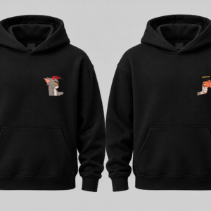 Couple Hoodies - Tom and Jerry Angel Devil